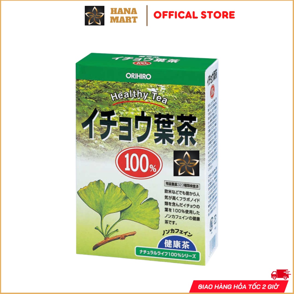 Trà lá bạch quả bổ não, hỗ trợ trí nhớ Orihiro 26 gói