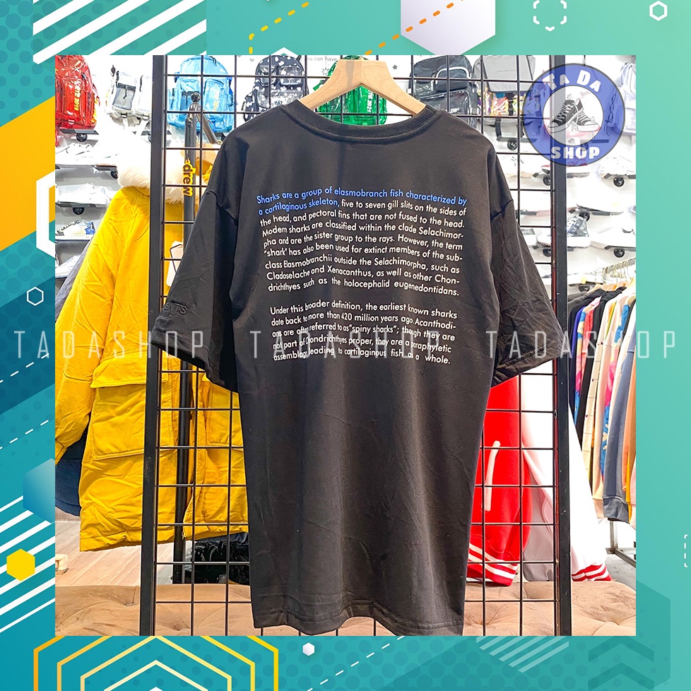 Áo Phông  oversize Nam Nữ Levent cá mập ảnh thật
