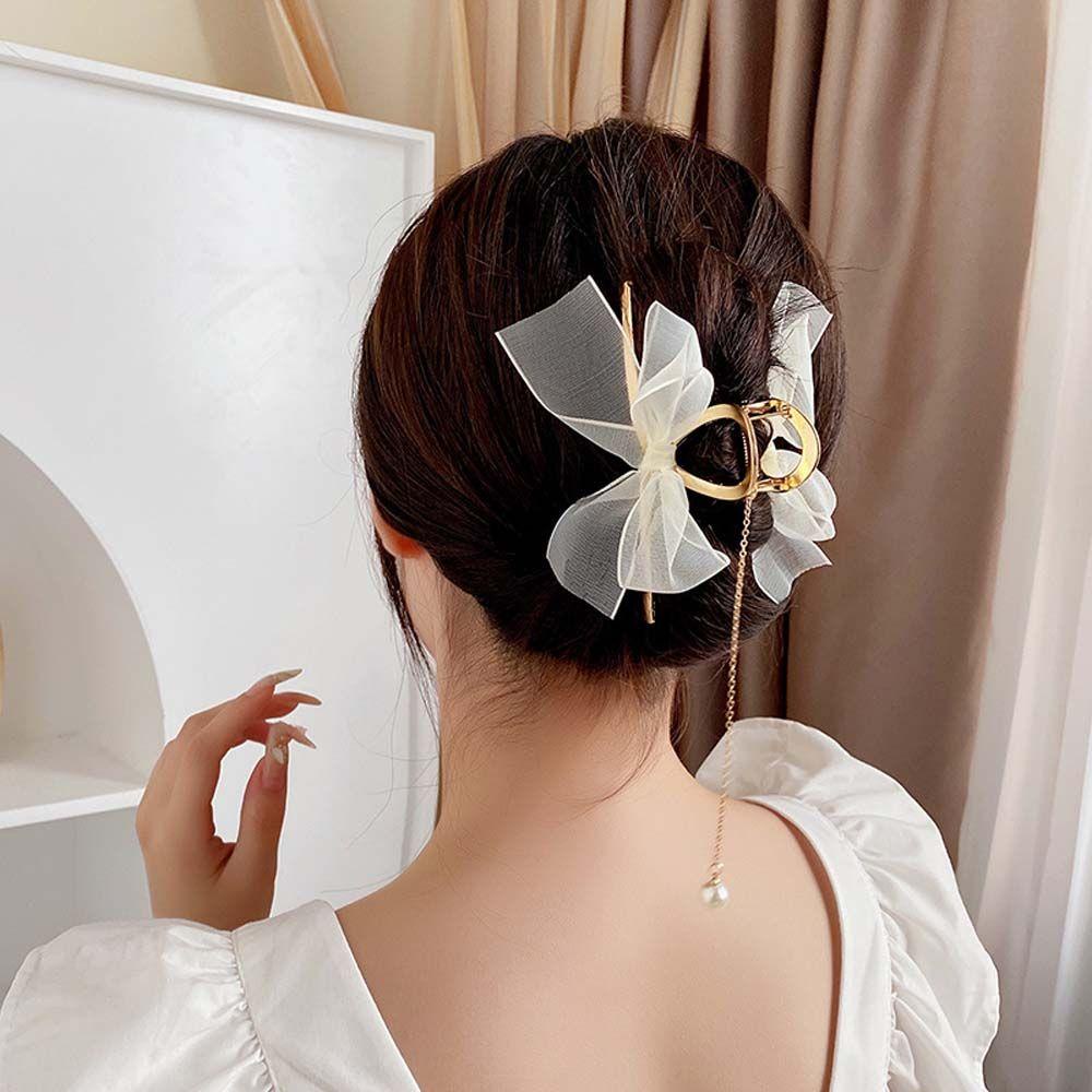 Kẹp Tóc Dạng Lưới Hình Cá Mập Độc Đáo Thời Trang Cho Nữ