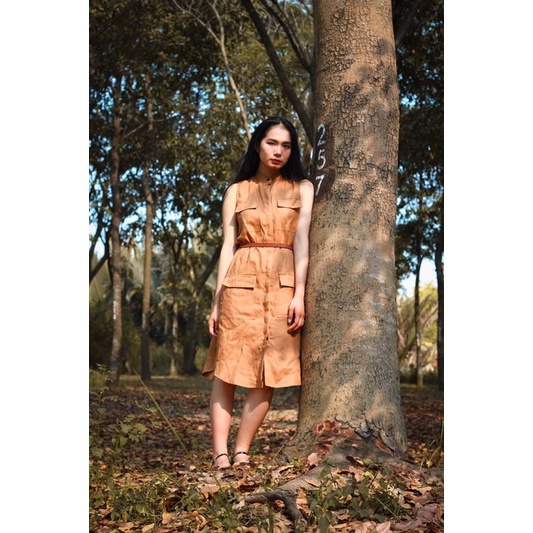 ĐẦM SÁT NÁCH LINEN - Nhà của Moon