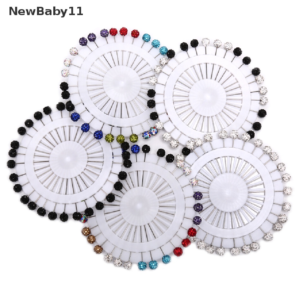 Bộ 30 Ghim Cài Khăn Trùm Đầu Bằng Hợp Kim Kẽm Nhiều Màu Sắc