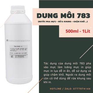 ❀❃☈DUNG MÔI 783 (pha mực in lụa, chậm khô)