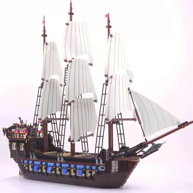 (CÓ SẴN) Lắp Ráp Mô Hình 10210 Thuyền Cách Buồm Của Hoàng Gia KK 19003 Imperial Flagship 19022