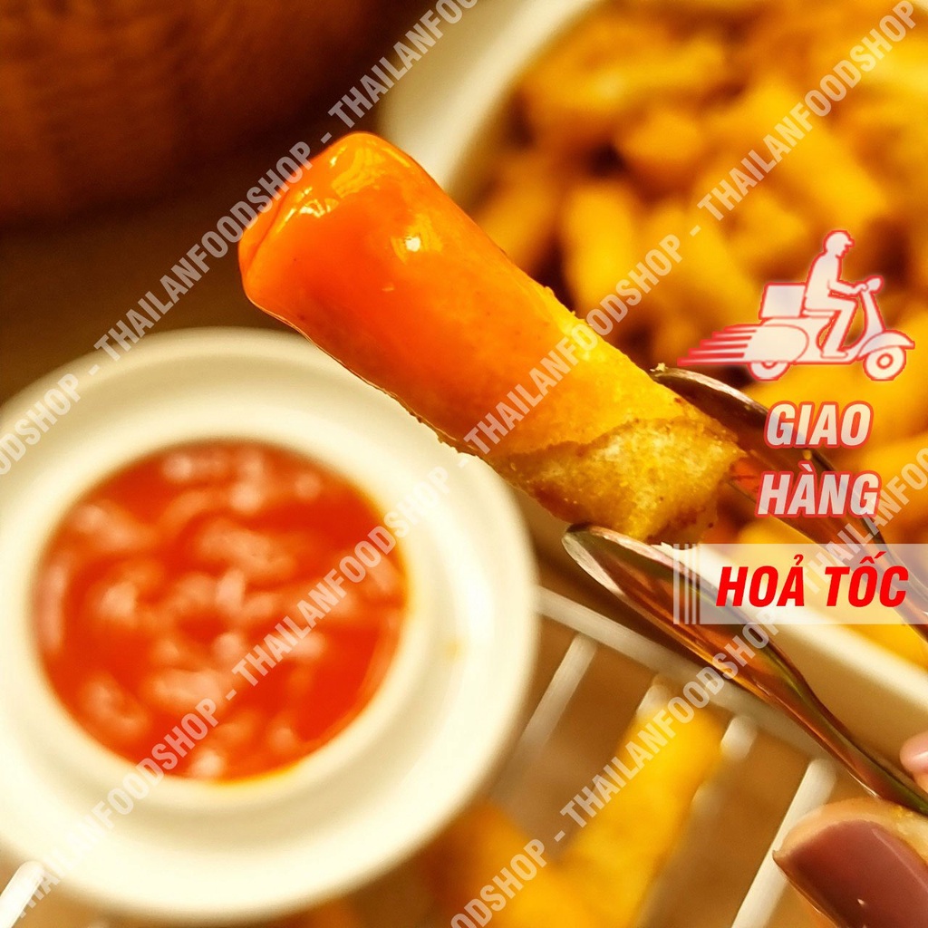 Chả Giò Tôm Mini Sấy Giòn Ăn Liền Lon 400gr