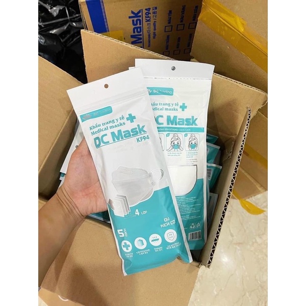 SET 5 KHẨU TRANG 4D DC MASK KF94