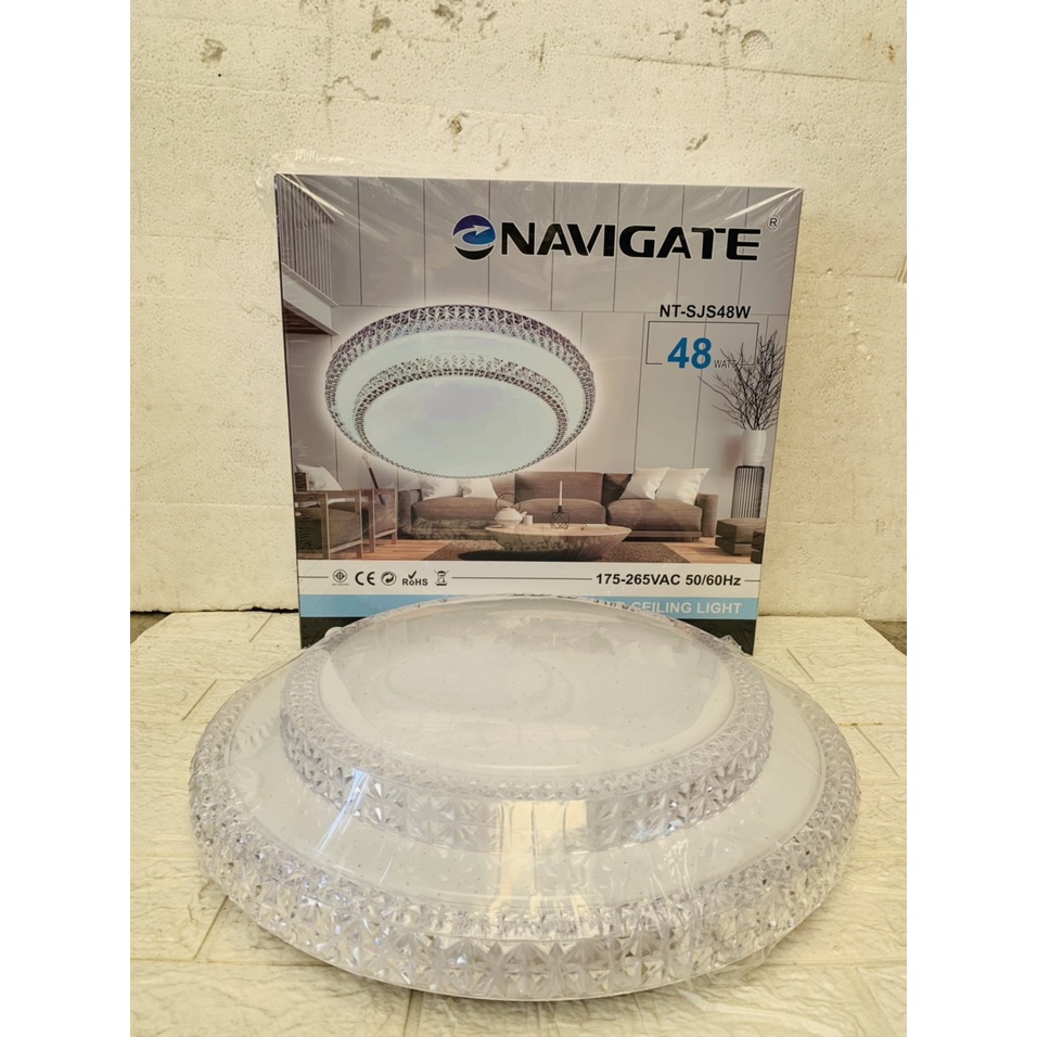 Đèn Áp Trần -2 tầng - 48 W - Đường Kính 40cm-  NAVIGATE