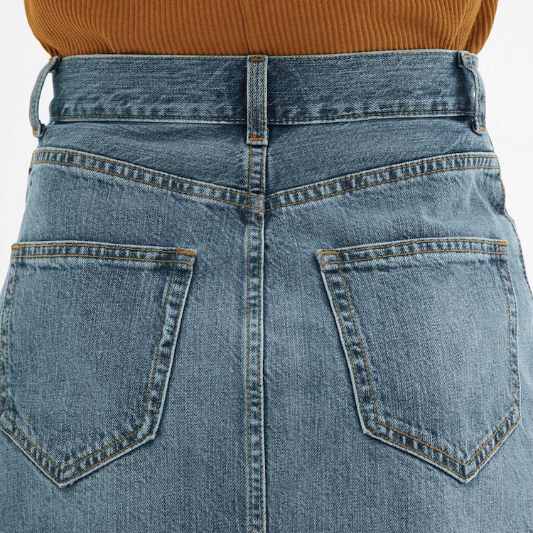 Chân váy Jean/Bò GU-UNIQLO