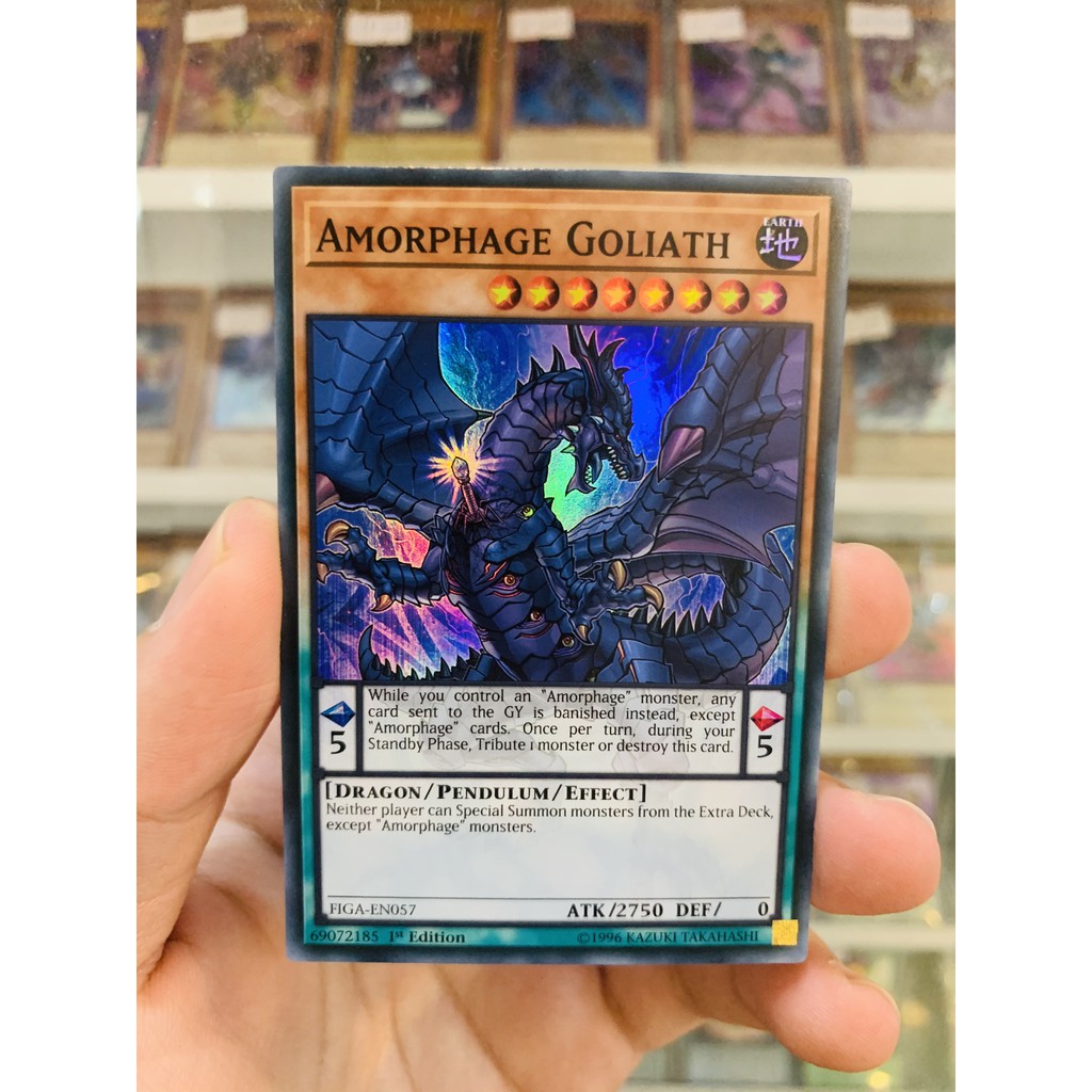 Thẻ Bài YugiOh! Mã FIGA-EN057 - Amorphage Goliath - Super Rare - 1st Edition