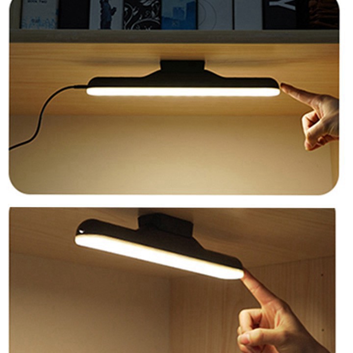 [Bảo Hành - 1 Đổi 1] Đèn Led tích điện 1800mAh sạc USB dán tường gắn nam châm, để bàn học , bàn làm việc cảm ứng