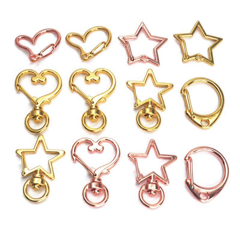 Set 5 Móc Khóa Bằng Kim Loại Chất Lượng Cao