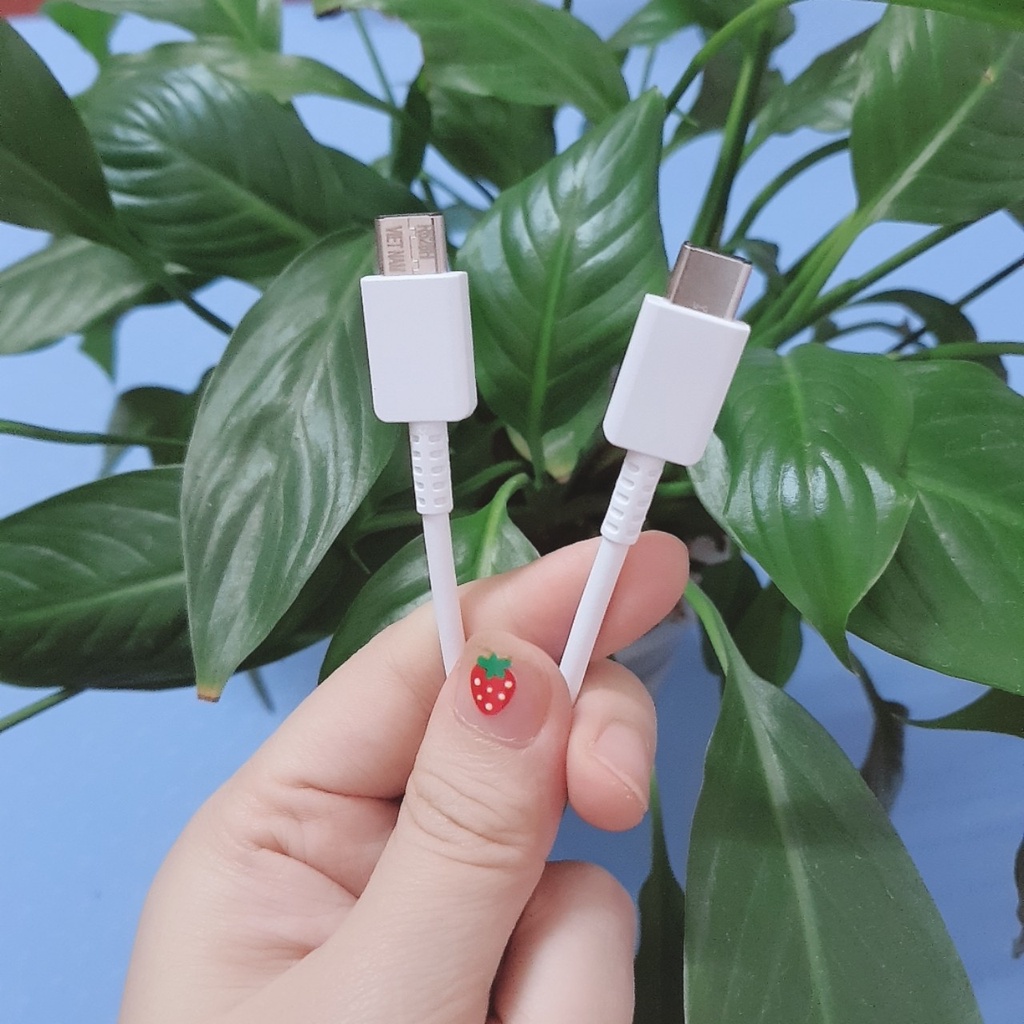 Cáp Sạc Nhanh 3A Type C - Type C 1m8 Chính Hãng SamSung - Bảo Hành 12 Tháng