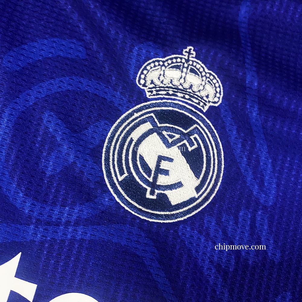 Bộ áo bóng đá Real Xanh mùa giải mới 2021 xanh sân khách Thái cao cấp