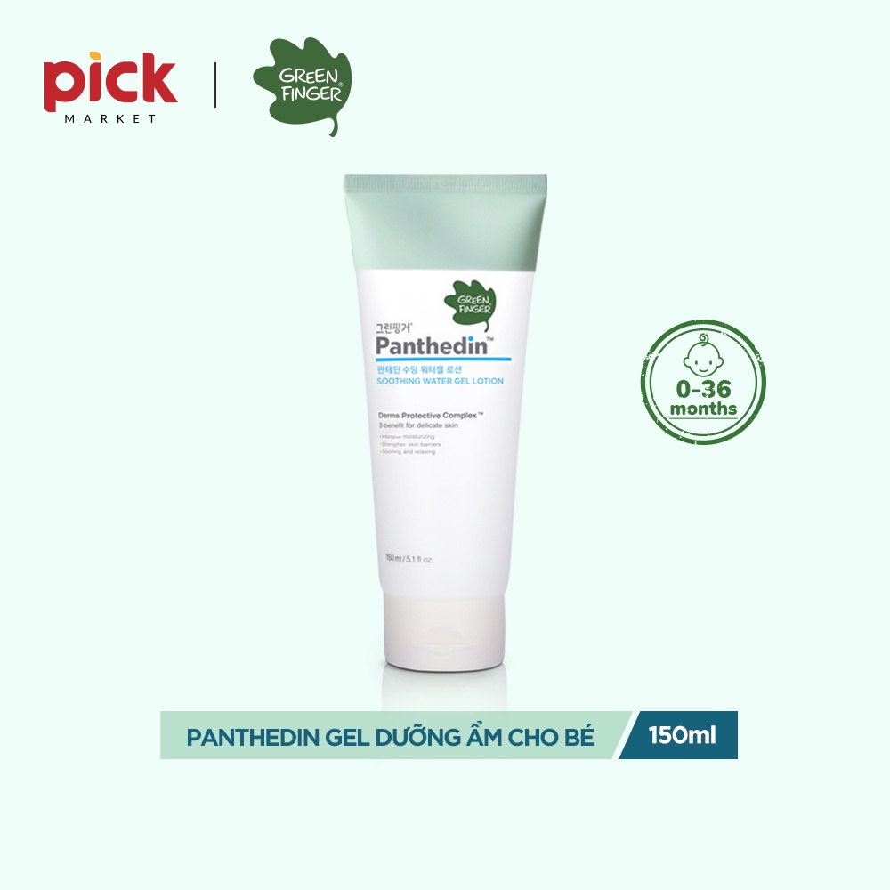 Gel Dưỡng Ẩm Làm Dịu Da Cho Bé Greenfinger Panthedin Soothing Water Gel Lotion 150ml