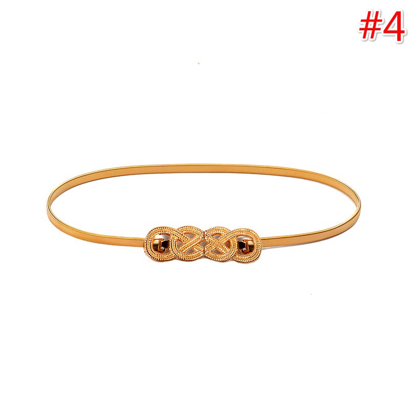 Thắt lưng co giãn họa tiết hoa lá thiết kế thời trang cho nữ