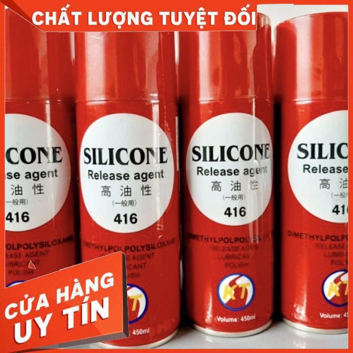 Bình xịt chống dính khuôn, Xịt tách khuôn silicon  SILICONE SPRAY 416