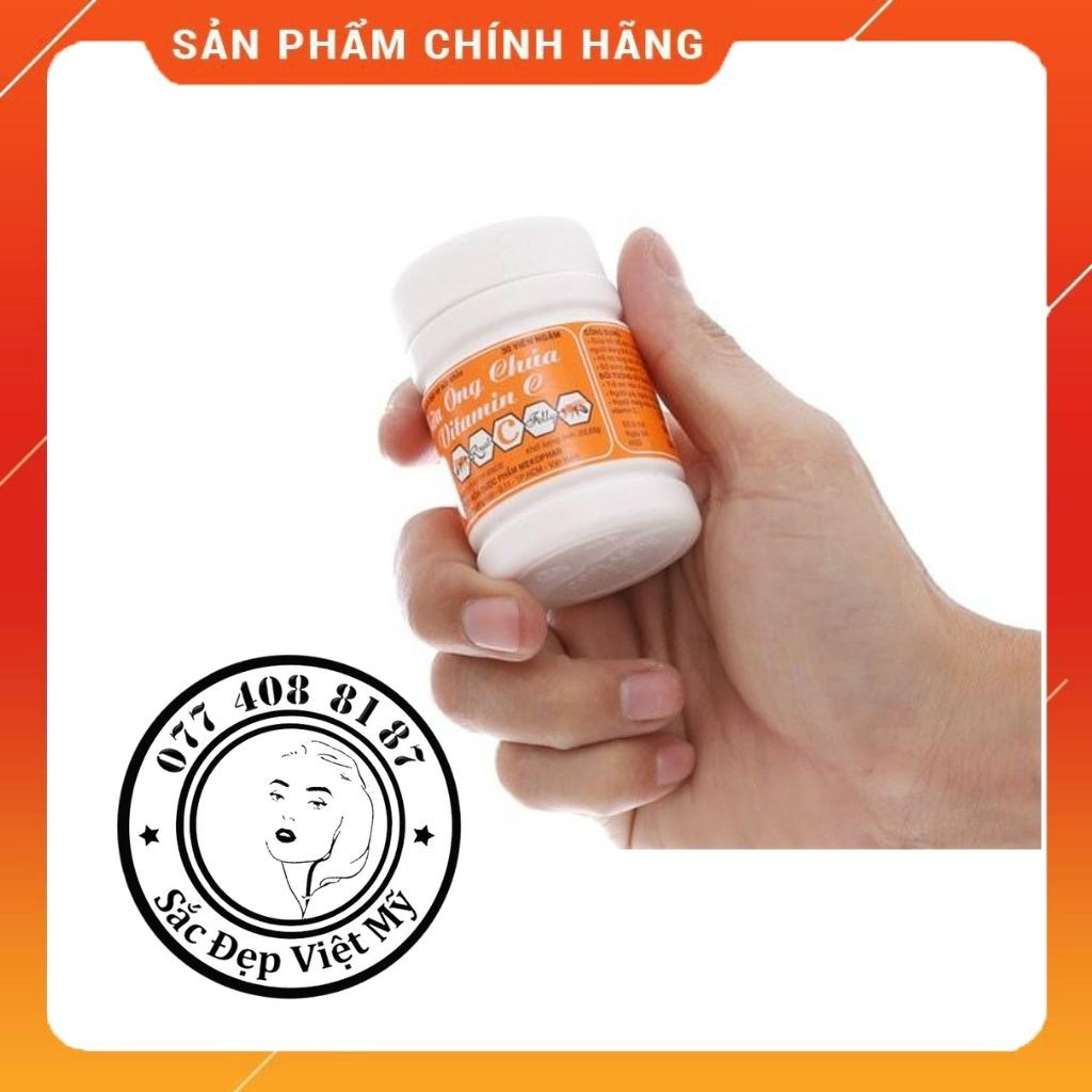 Vitamin C Ngậm Sữa Ong Chúa_Ăn Vặt Cho Bé Lọ 30 Viên