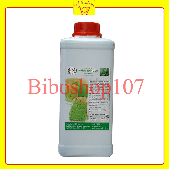 Hương lá dứa có màu Bico 100ml