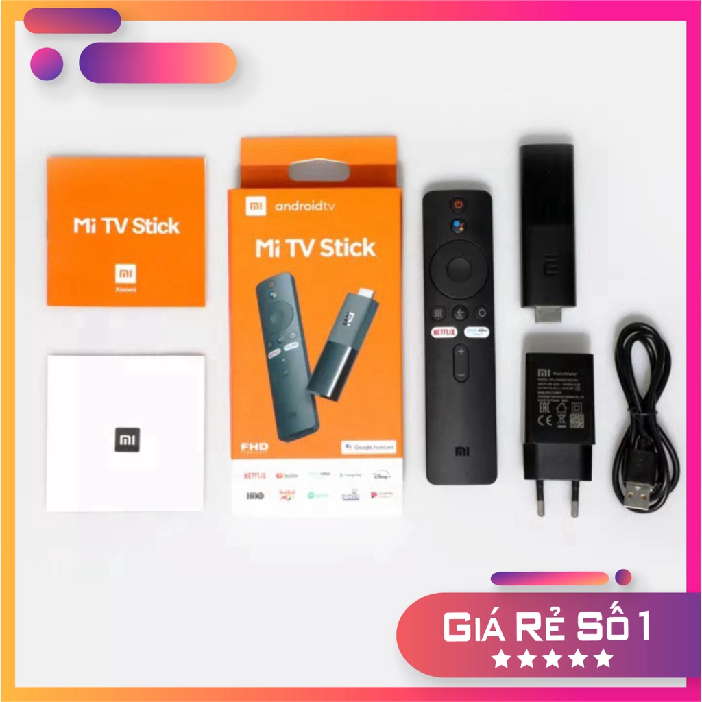 Tivi box Xiaomi Mibox S 4K I Mi TV Stick Tiếng Việt tìm kiếm giọng nói - Hàng chính hã