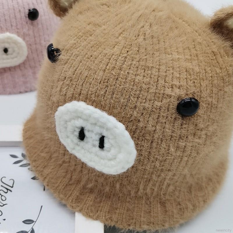 Mũ len ấm áp thiết kế xinh xắn cho bé