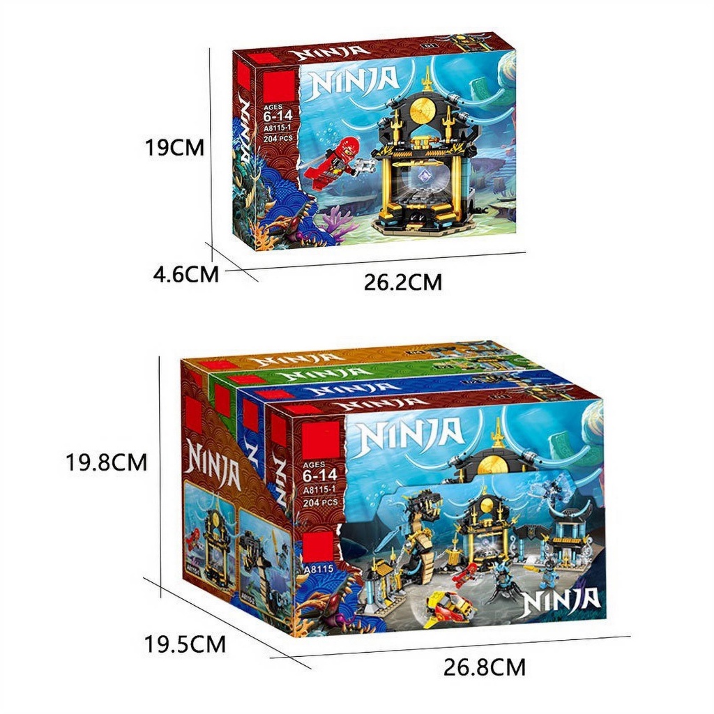 Lego Ninjago mô hình đồ chơi lắp ghép thông minh Temple of Endless Sea A8115 – shop Lego World