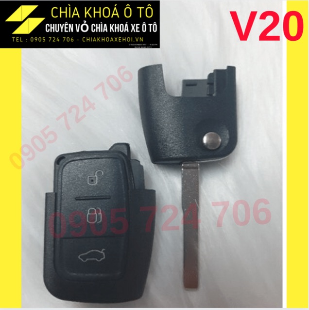 Vỏ Chìa Khoá Remote xe Ford Focus