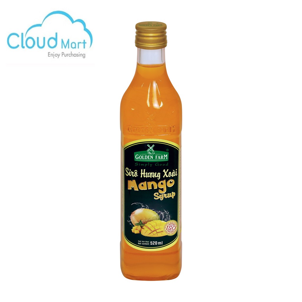 Syrup Golden Farm Hương Xoài 520ml