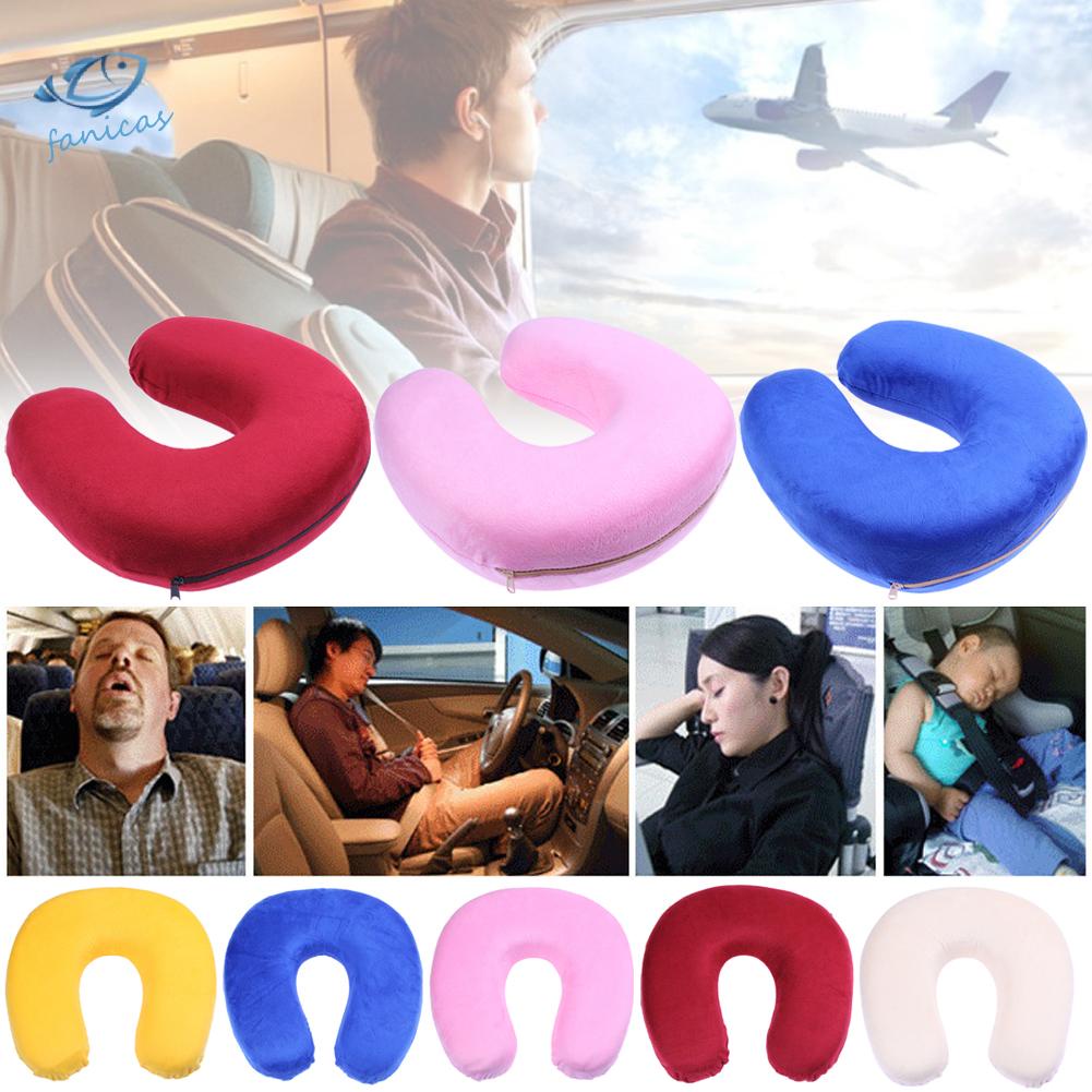 Gối Kê Cổ Hình Chữ U Bằng Xốp Hoạt Tính