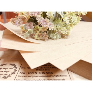 100 TỜ GIẤY KRAFT A4 70GSM LÀM RUỘT SỔ