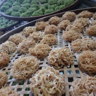 Mì trứng sợi khô nhà làm