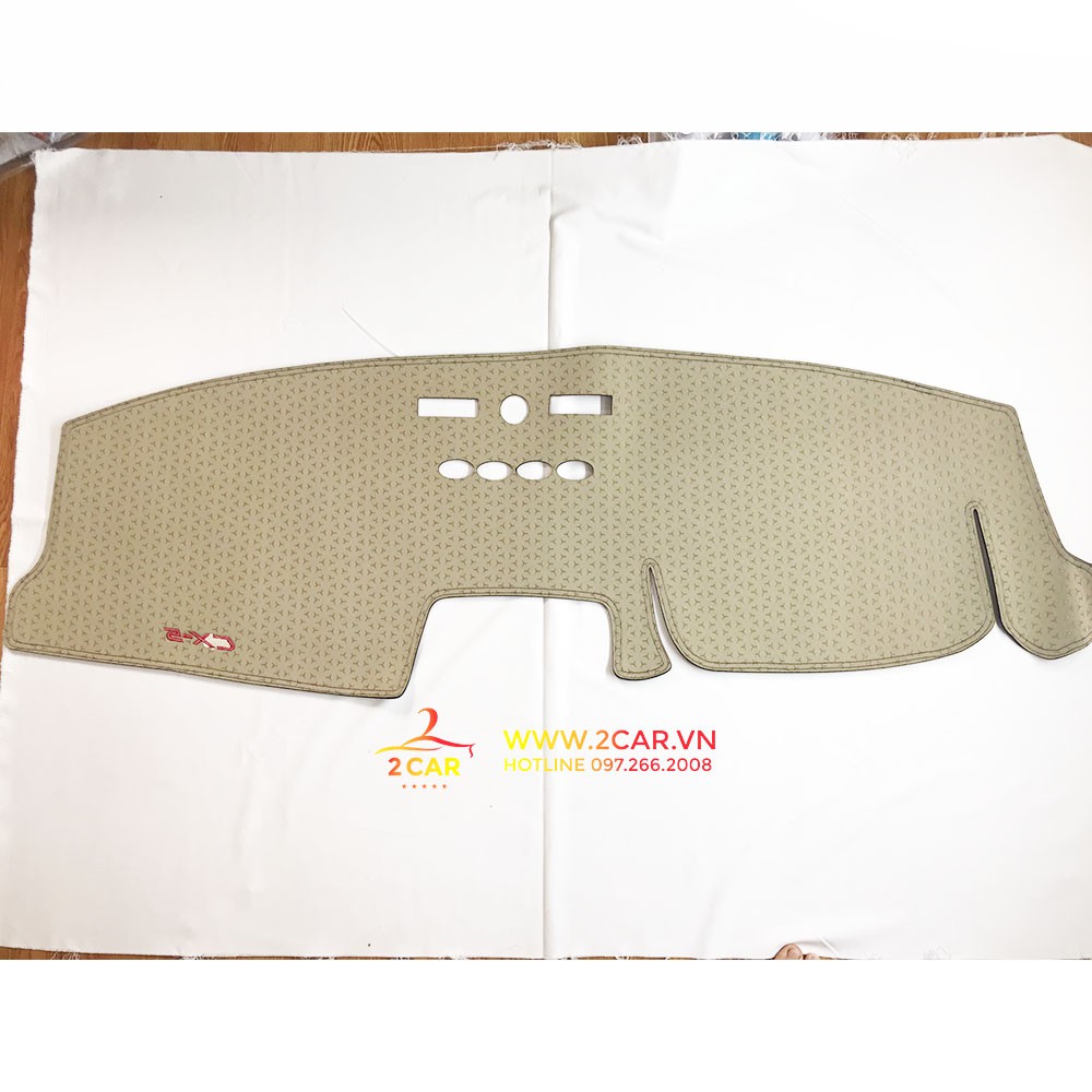 Thảm taplo da carbon xe Mazda CX5, CX-5 2018- 2022, 2023 chống nóng tốt, chống trơn trượt, vừa khít theo xe