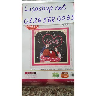 Tranh thêu tình yêu 30237