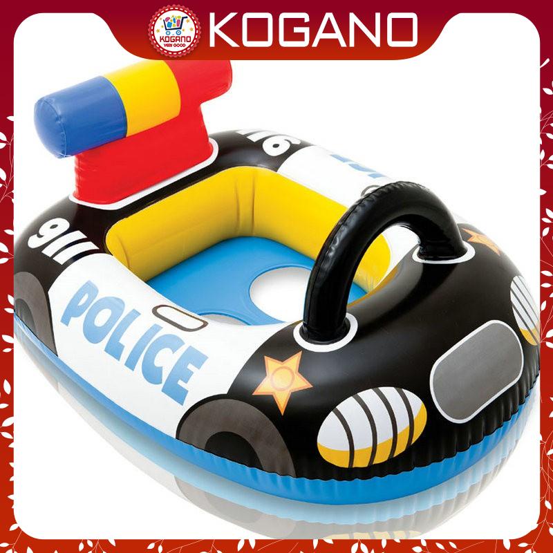 [Tặng bơm] Phao bơi cho bé KOGANO xỏ chân chống lật an toàn trẻ em hình xe hơi, máy bay, xe công trình SS-001100-B