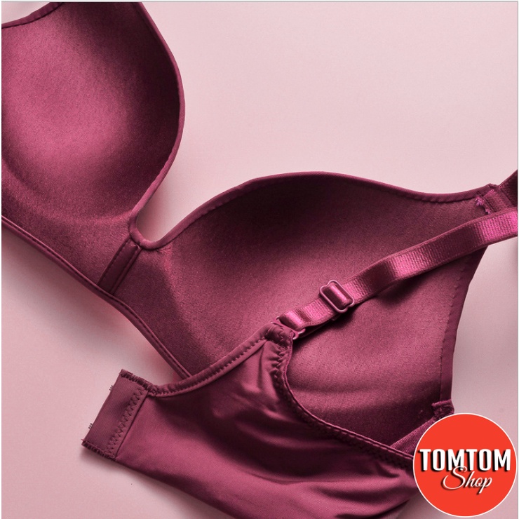 Áo Lót Nữ Đúc Su Trơn Nâng Ngực Không Gọng Đệm Mỏng Xuất Nhật AL02