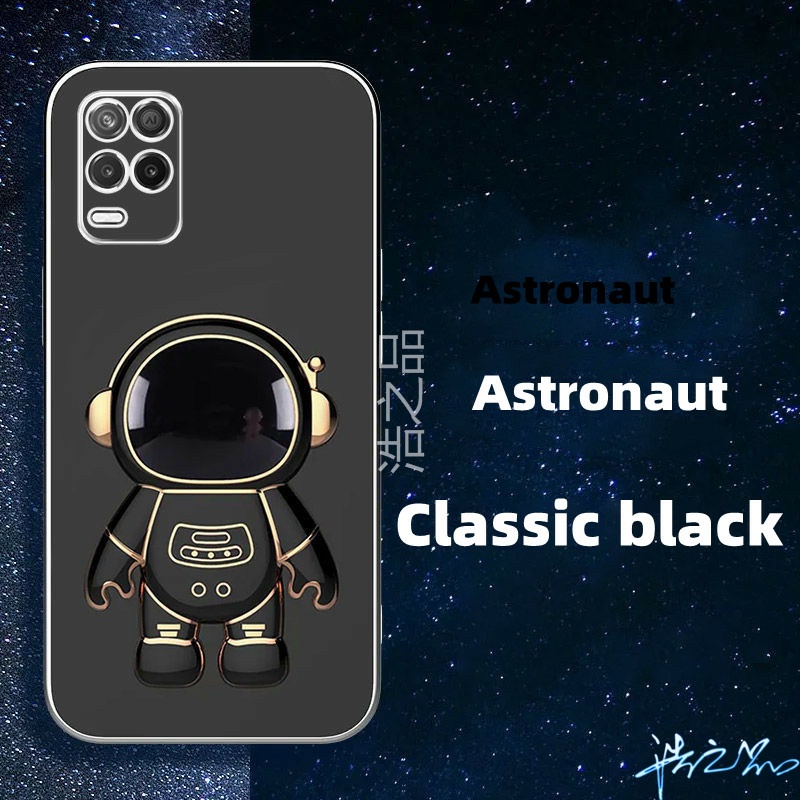 Ốp Điện Thoại Có Giá Đỡ Mạ Điện 6D Sáng Tạo Cho Realme 8 8 Pro 4G Case 8 5G Casing 2022