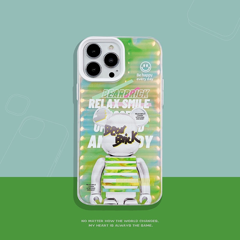 Ốp Điện Thoại Họa Tiết Gạch Gấu Sang Trọng Cho iphone 13 Pro Max i13 13pro 11ProMax i11 X XR Xs Max 12Pro 12 Pro Max