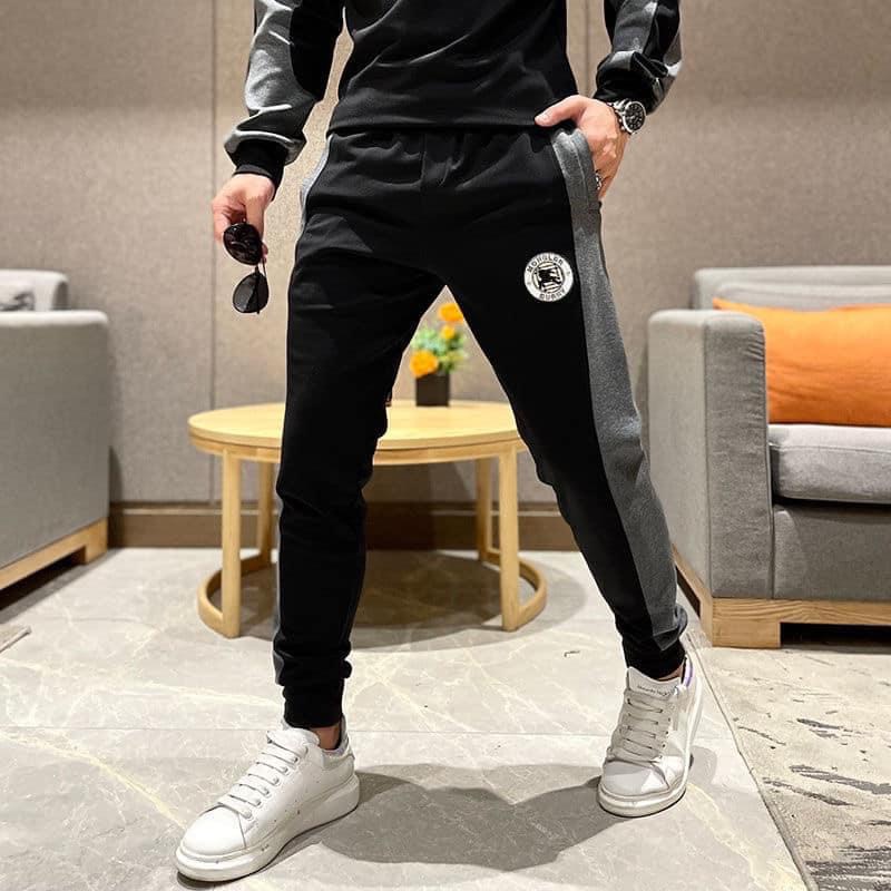 Bộ Nỉ Thu Đông Thể Thao Nam bộ nỉ nam phối viền xám