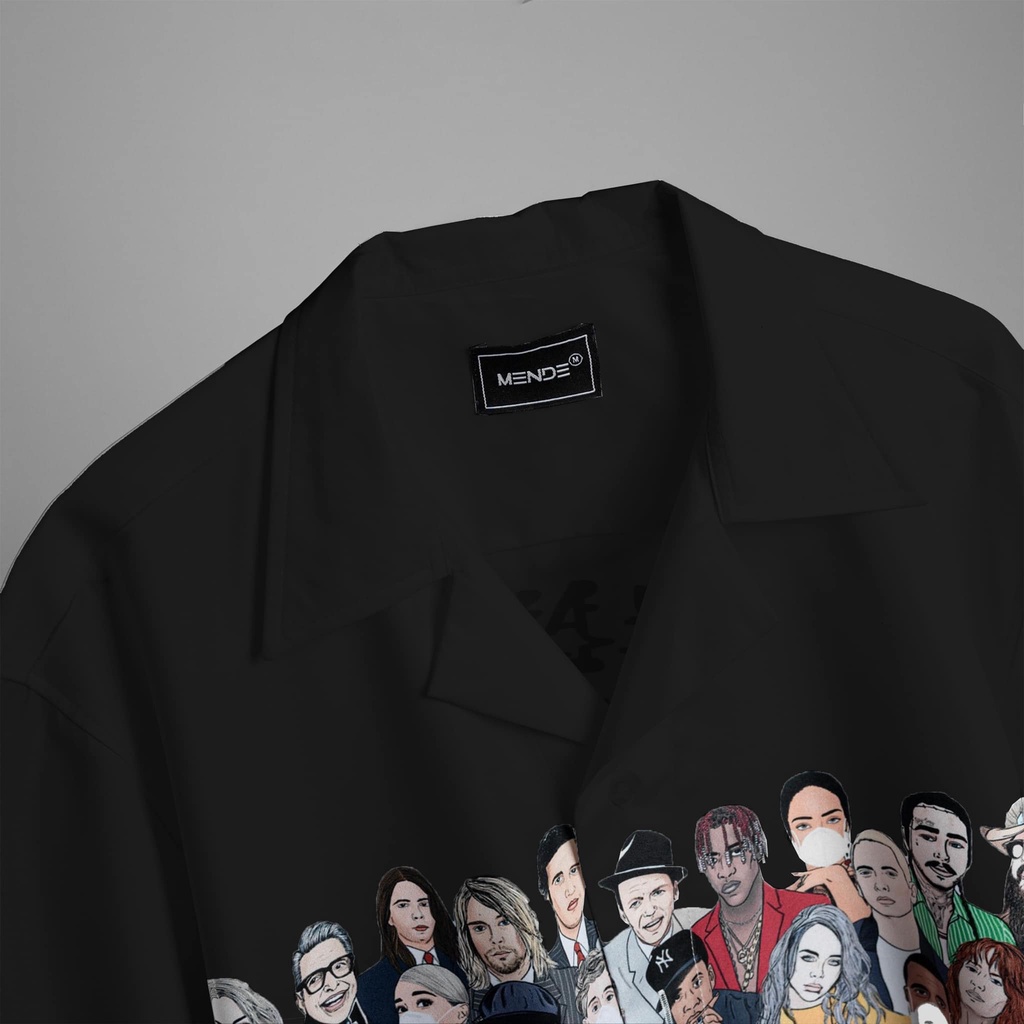 MENDE - Black Celeb Shirt - Áo sơ mi nam tay ngắn | BigBuy360 - bigbuy360.vn