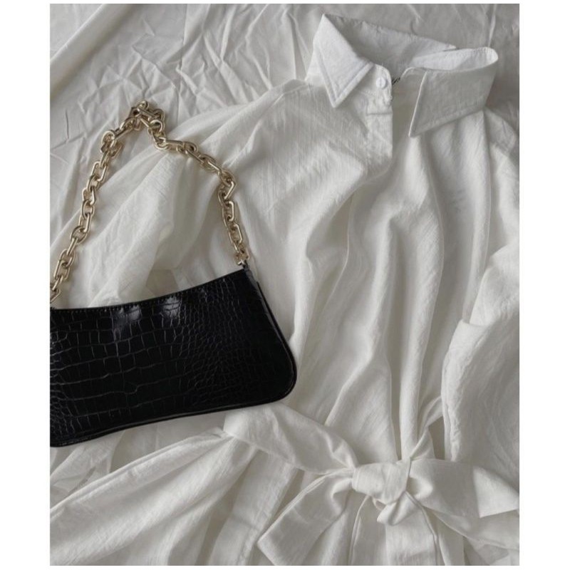 MOONES SET SƠ MI ĐŨI + CHÂN VÁY (2 MÀU TRẮNG - NUDE) | BigBuy360 - bigbuy360.vn