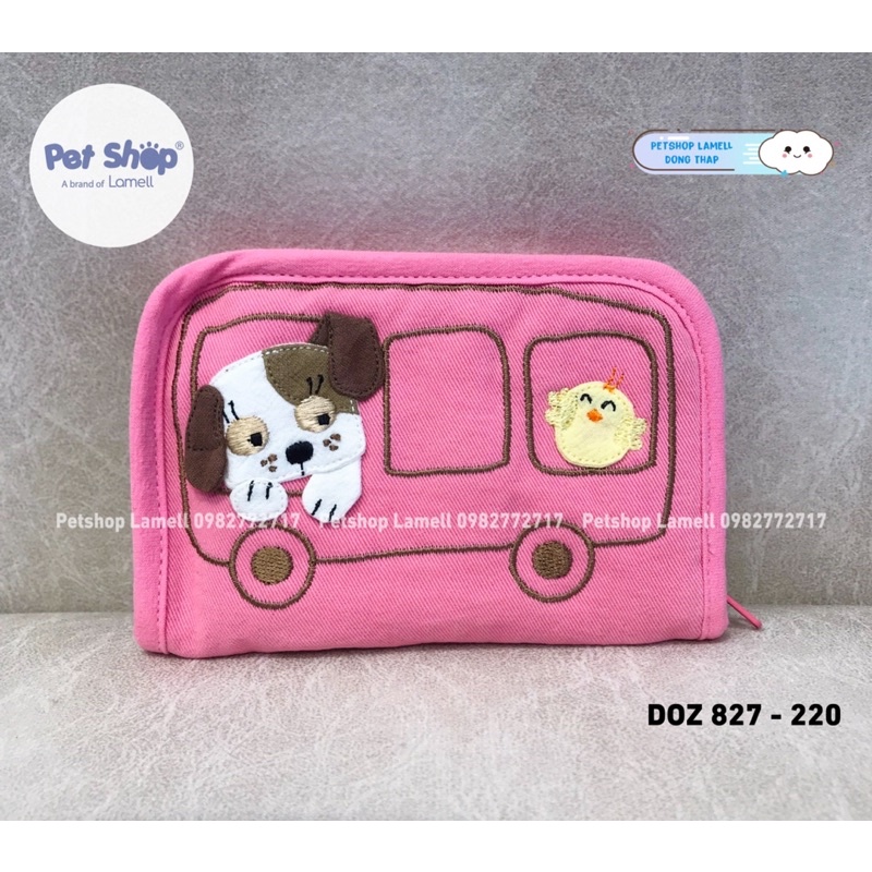 Bóp ví gấp đựng giấy tờ nhiều ngăn PETSHOP - DOZ 827