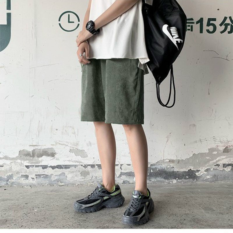 &lt;Siêu Hot&gt; Quần Short Nam Nữ Unisex Chất Nhung Tăm Dày Dặn Form Đẹp Nhiều Màu Cá Tính
