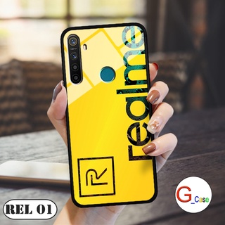 Ốp lưng kính 3d realme 5/ 5s