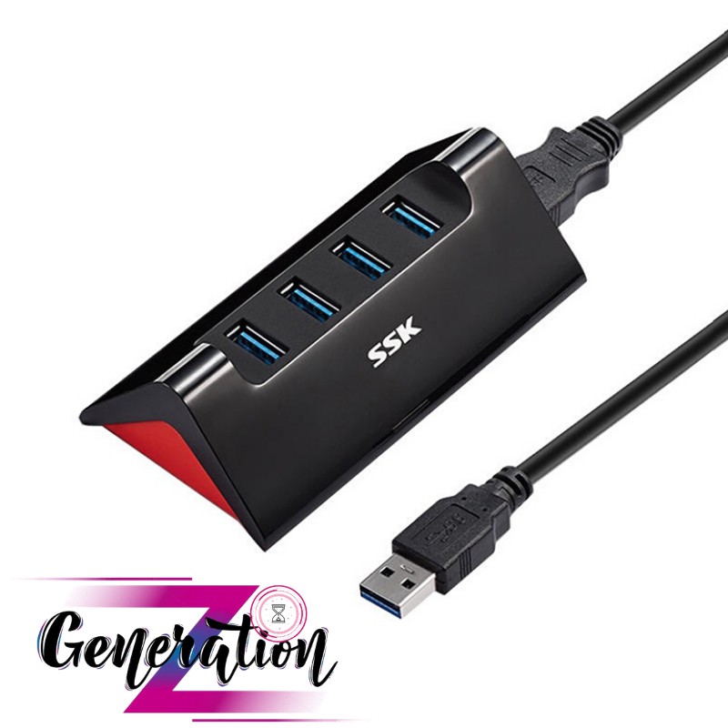 BỘ CHIA 4 CỔNG USB 3.0 SSK (SHU835) - HUB 4-1 USB 3.0 SSK (SHU835)