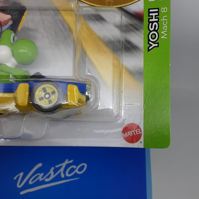 Hot Wheels Mô Hình Đồ Chơi Nhân Vật Mario Kart Mach 8 Yoshi Hotwheels