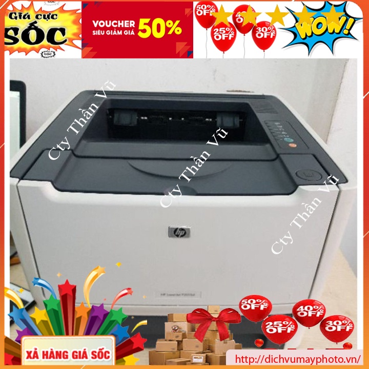 Máy in laser khổ A4 HP LASERJET 2015D 1320 cũ in 2 mặt tự động chất lượng bảo hành INECO