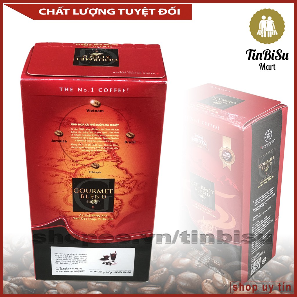 💥   💥  Cafe Trung Nguyên Gourmet Blend hộp 500g  ☕️
