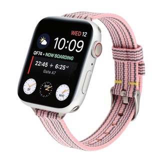 Dây Đeo Nylon Cho Đồng Hồ Thông Minh Apple Watch 7 41mm 45mm 7 6 Se 5 4 3 2 1 44mm 42mm 40mm 38mm