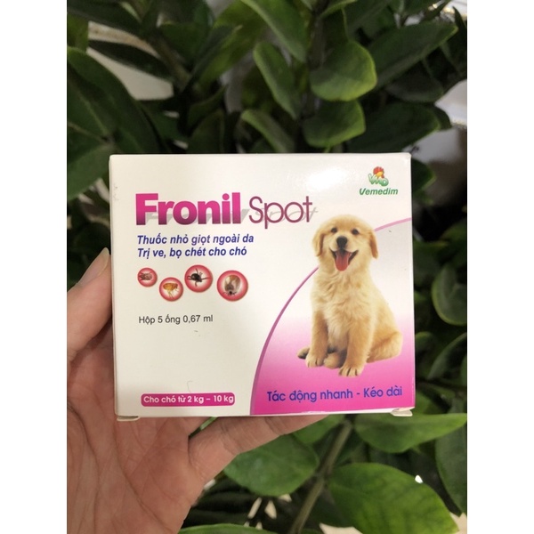 Nhỏ gáy Fronil Spot - Trị ve rận, bọ chét cho Chó Mèo