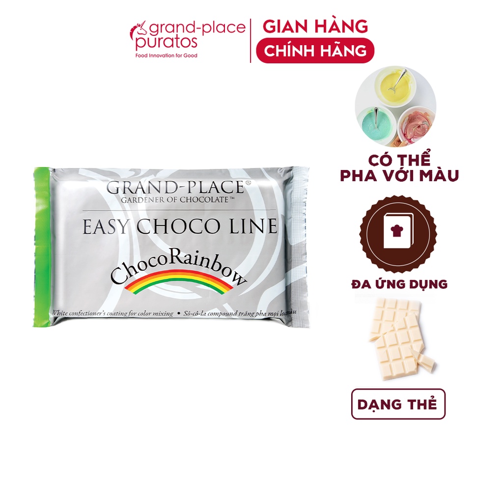 Socola Compound Chocorainbow Puratos Grand-Place VN-1kg-Gpw-019.1Kg-4116209