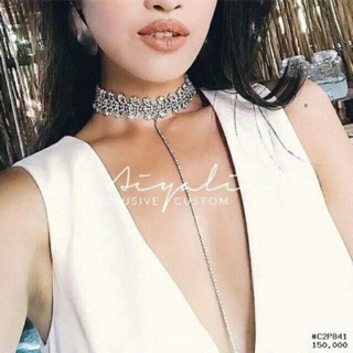 Choker đá hoa dây dài