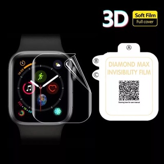Bộ miếng dán 3d hydrogel mềm bảo vệ màn hình cho apple watch 4 5 6 se 40mm/44mm